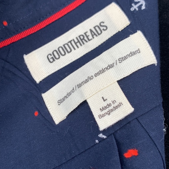 Goodthreads Shirt size Large anchors - Picture 5 of 5